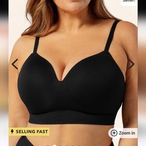 Trukind Shapermint 2XL Shaping Bra Black New With Tags